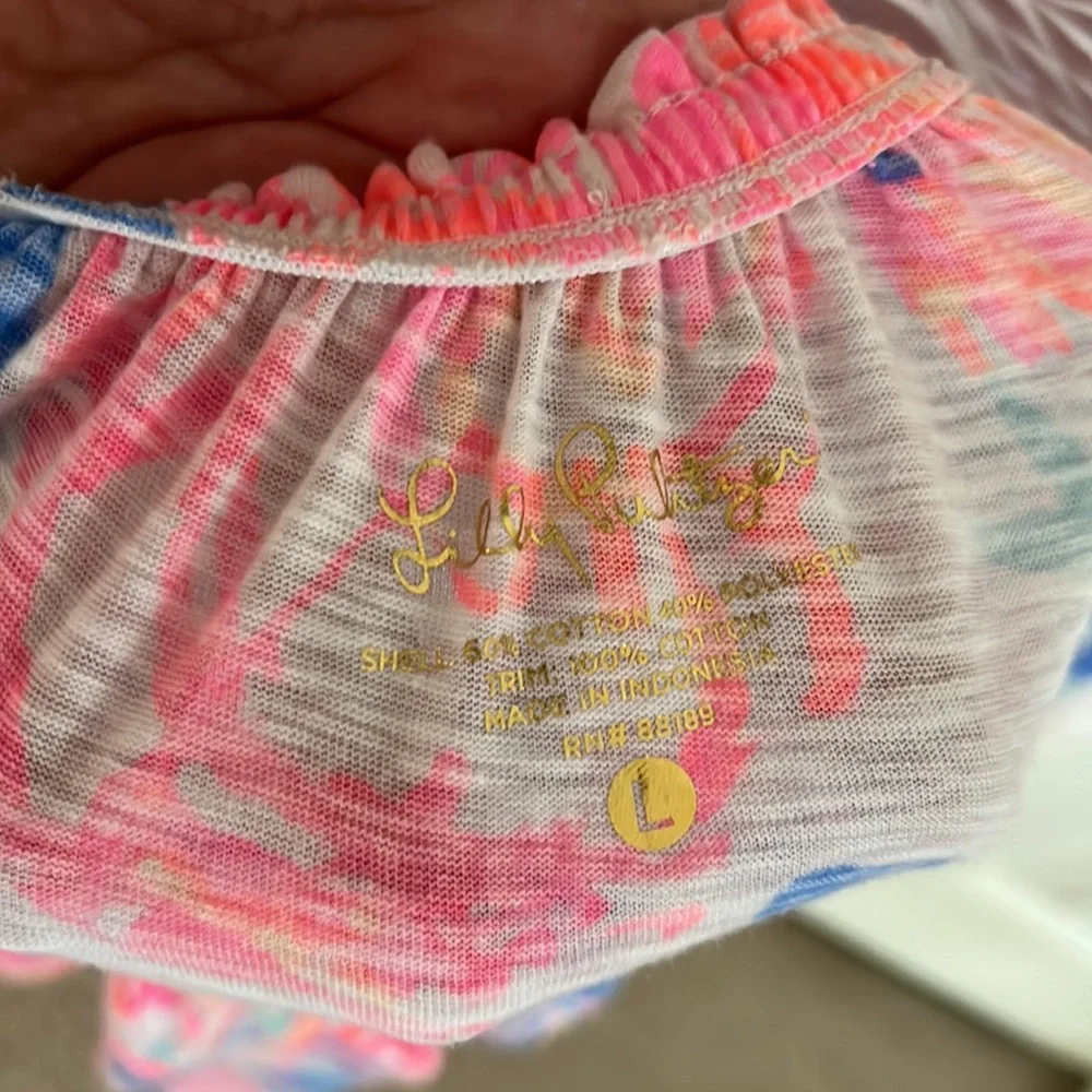 Lilly Pulitzer Zaylee off the shoulder top - Picture 8 of 9